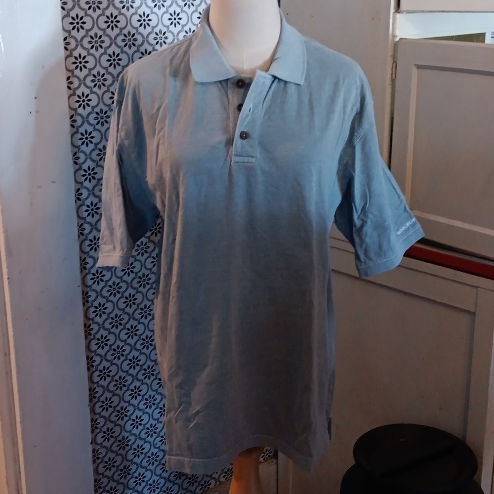 Woolrich medium blue polo shirt